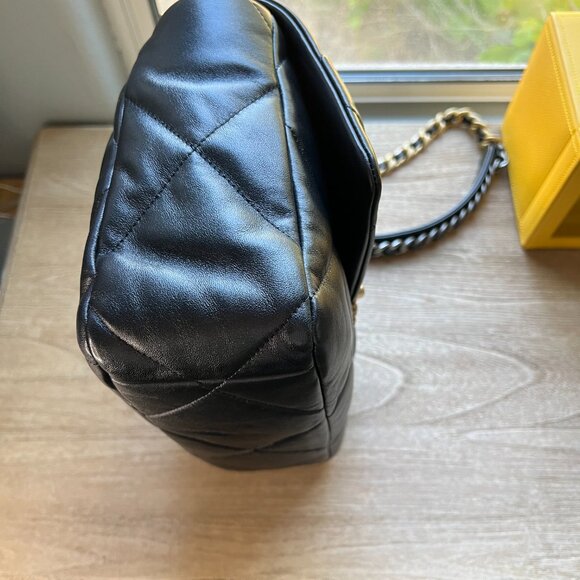 Chanel 19 Medium/Large black - Picture 6 of 11